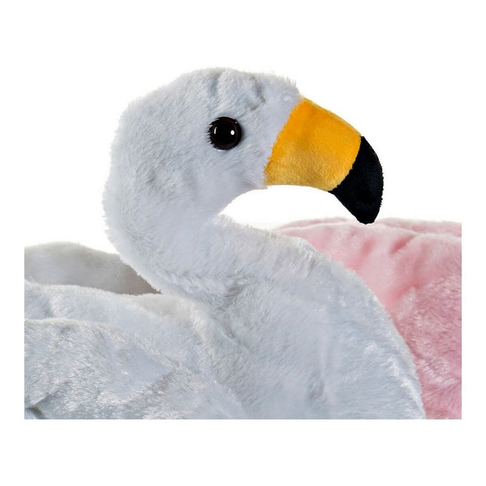 Плюш DKD Home Decor Бял Розов Детски Розово фламинго 34 x 25 x 27 cm (2 броя)