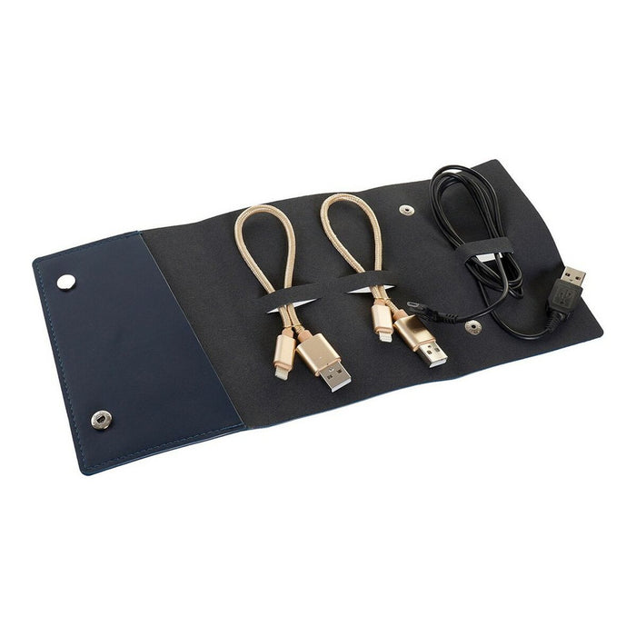 Кабелен организатор DKD Home Decor Черен Многоцветен камила Полиуретан 29 x 1 x 14 cm (4 броя)