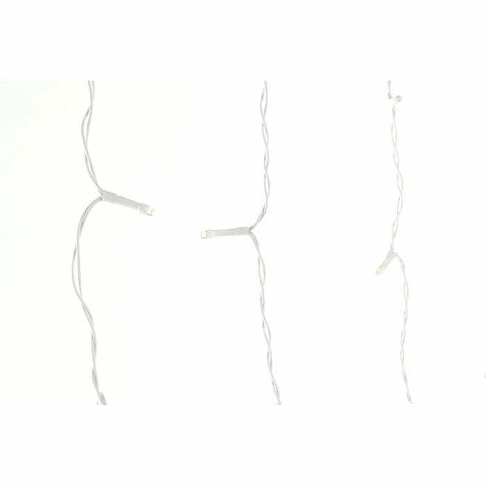 LED Светлинна Завеса DKD Home Decor Коледа Син PVC (100 x 1 x 100 cm)