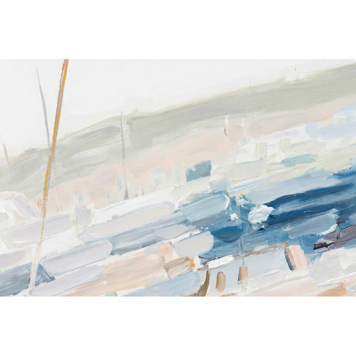 Картина DKD Home Decor Barco Средиземноморско (120 x 3,8 x 90 cm)