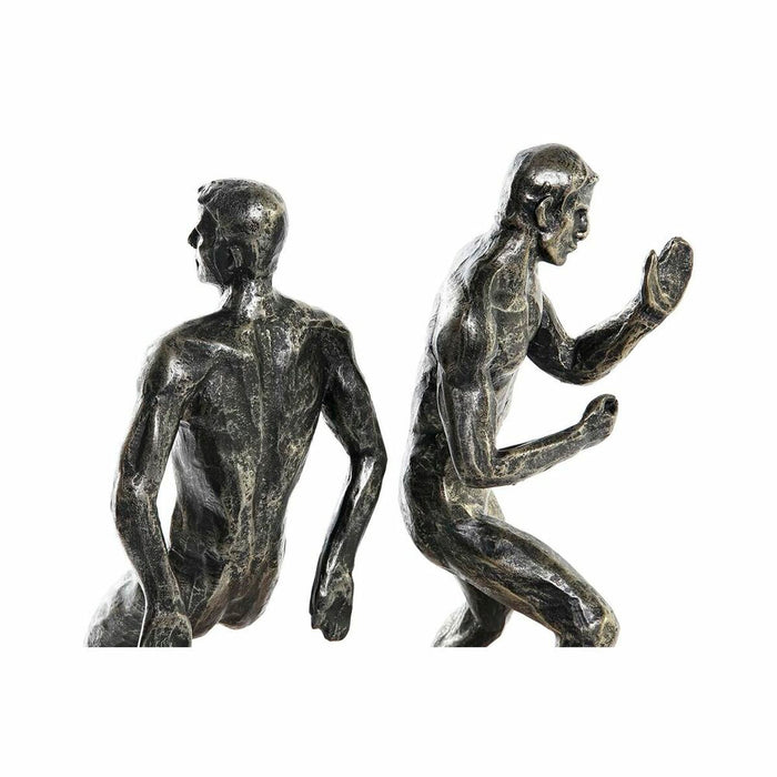 Raamatutugi DKD Home Decor 30,5 x 11 x 26 cm Дървен Смола Мъже Loft