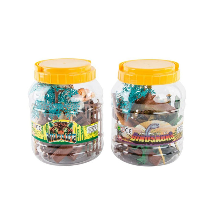 фигурки на животни DKD Home Decor PVC Алуминий (2 броя)