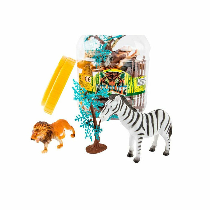 фигурки на животни DKD Home Decor PVC Алуминий (2 броя)