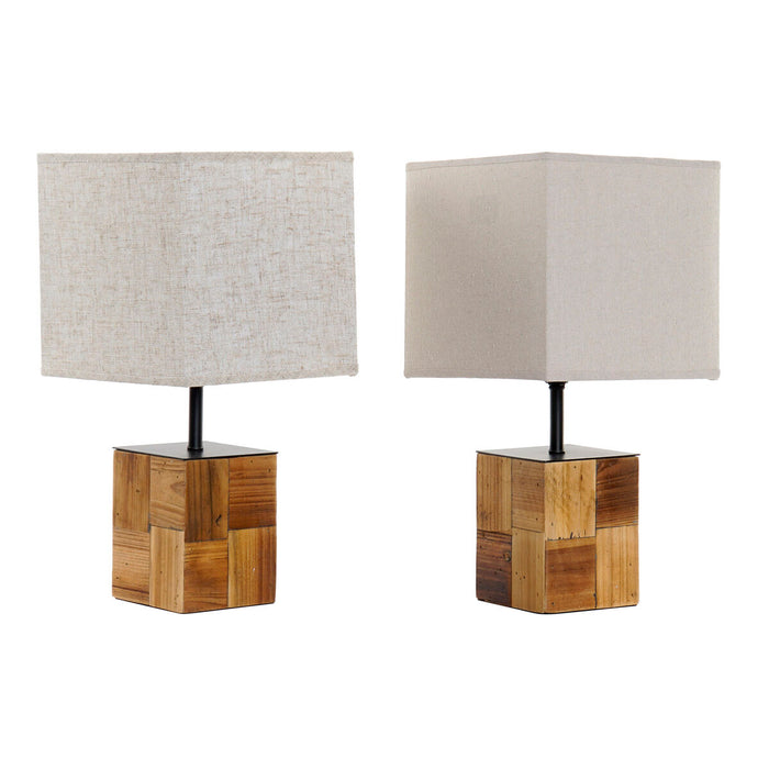 Настолна лампа DKD Home Decor 20,5 x 20,5 x 40 cm Ела Метал 220 V 60 W (2 броя)