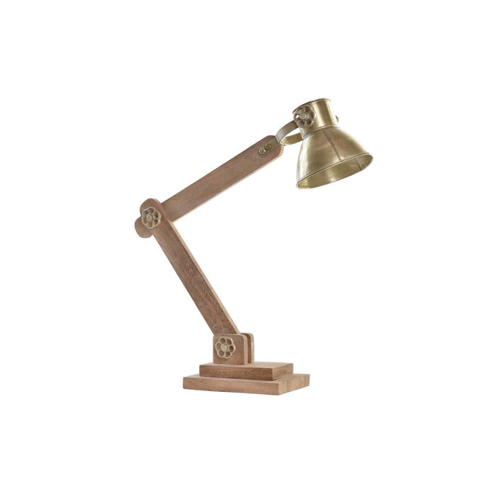 Настолна лампа DKD Home Decor Златен Кафяв 220 V 50 W (50 x 15 x 65 cm)