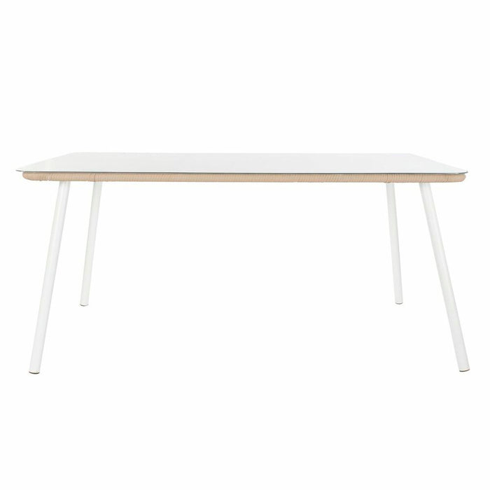 Комплект от маса с стола DKD Home Decor Бежов 78 cm 163 x 95 x 6 cm