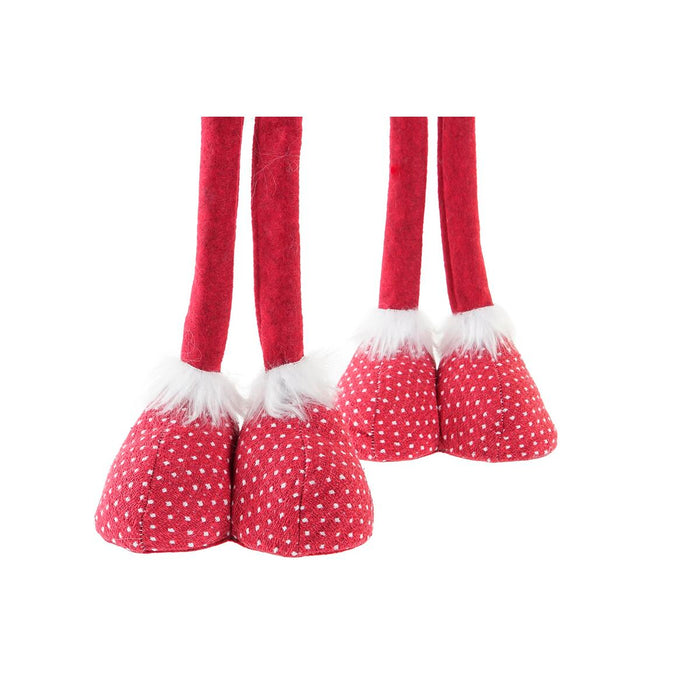 Декоративна фигурка DKD Home Decor Коледа Гном полиестер (22 x 10 x 73 cm) (2 броя)