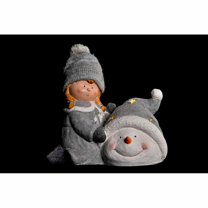 Коледна Украса DKD Home Decor полиестер Магнезиев (36 x 22 x 33 cm) (4 броя)