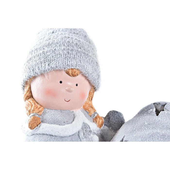 Коледна Украса DKD Home Decor полиестер Магнезиев (36 x 22 x 33 cm) (4 броя)