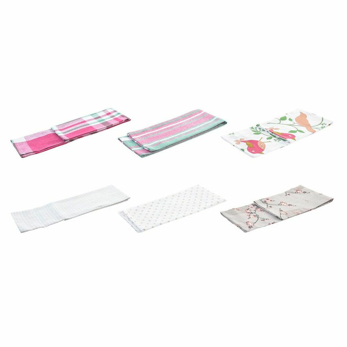 Комплект дрехи DKD Home Decor Кафяв Червен Зелен Бежов 60 x 0,5 x 40 cm Lilled Птици