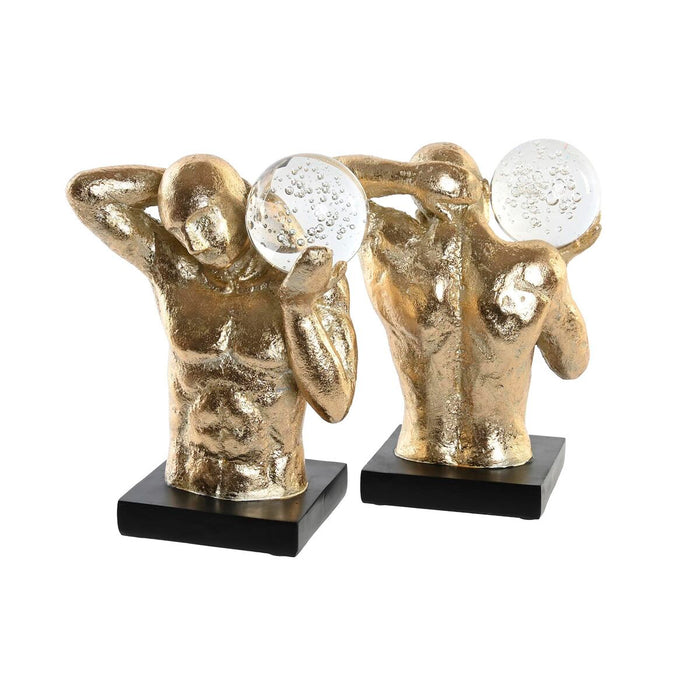 Raamatutugi DKD Home Decor Смола Мъже Модерен (31 x 10 x 19,3 cm)