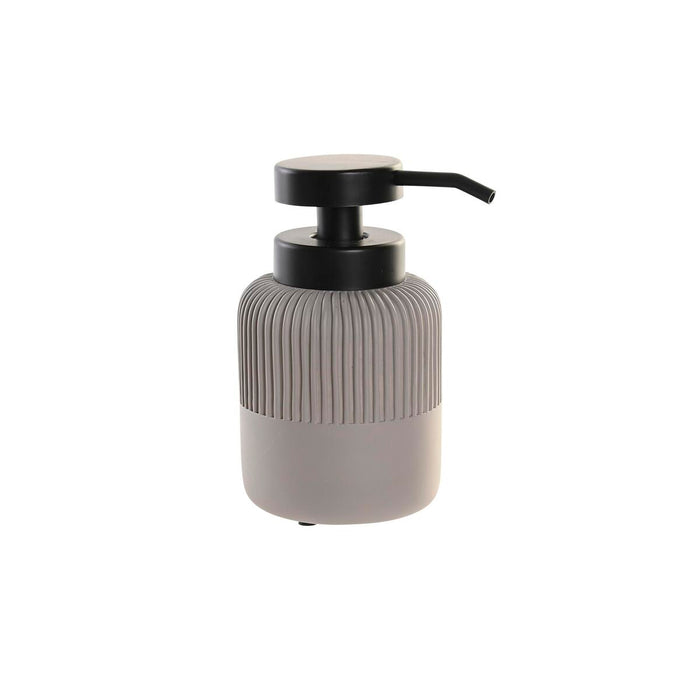 Дозатор за Сапун DKD Home Decor 7 x 7 x 15 cm Сив Цимент полипропилен