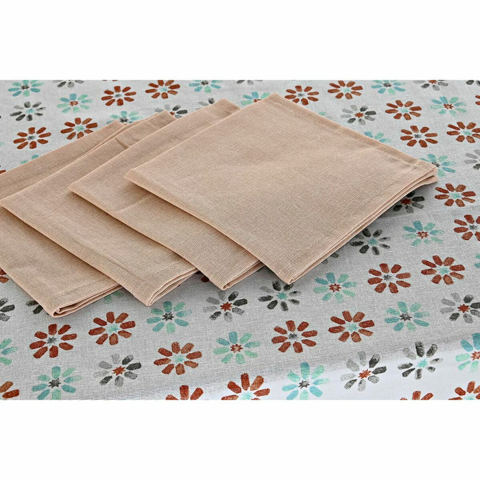 Покривка за маса и салфетки DKD Home Decor 9 Части 2 броя 150 x 250 x 0,5 cm Сив Небесно синьо