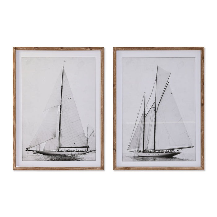 Картина DKD Home Decor 60 x 2.5 x 80 cm 60 x 2,5 x 80 cm Платноходка (2 броя)