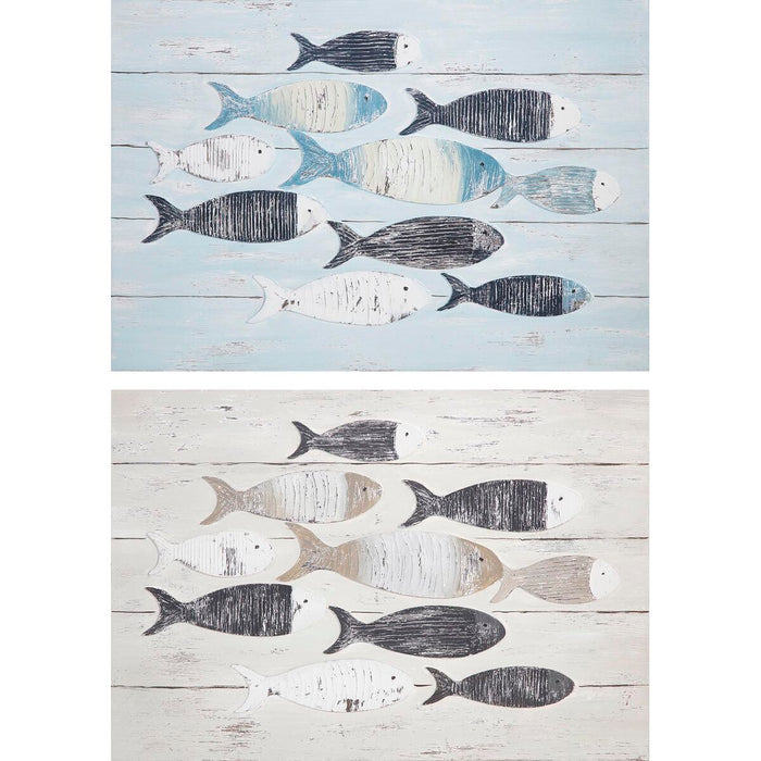 Пластно DKD Home Decor Спирали Средиземноморско (90 x 2 x 60 cm) (2 броя)
