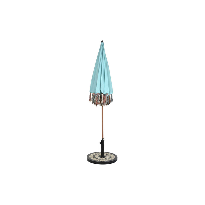 Base pour parapluie DKD Home Decor Черен Неръждаема стомана Бял Каменинов (50 x 50 x 32,5 cm)