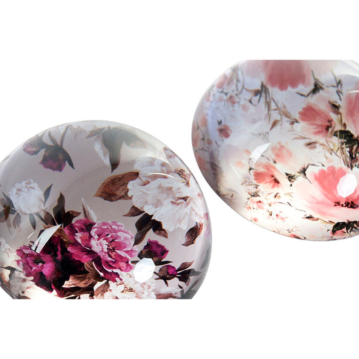 Преспапие DKD Home Decor Кристал (2 броя)