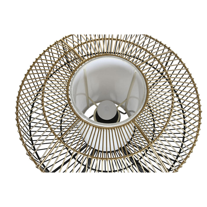 Лампион DKD Home Decor Черен Златен Желязо 50 W 220 V 39 x 39 x 103 cm