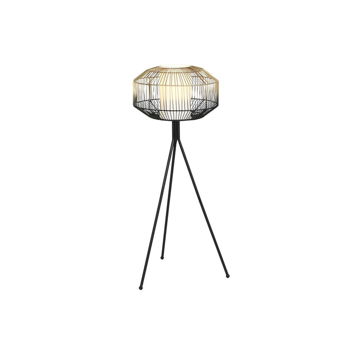 Лампион DKD Home Decor Черен Златен Желязо 50 W 220 V 39 x 39 x 103 cm