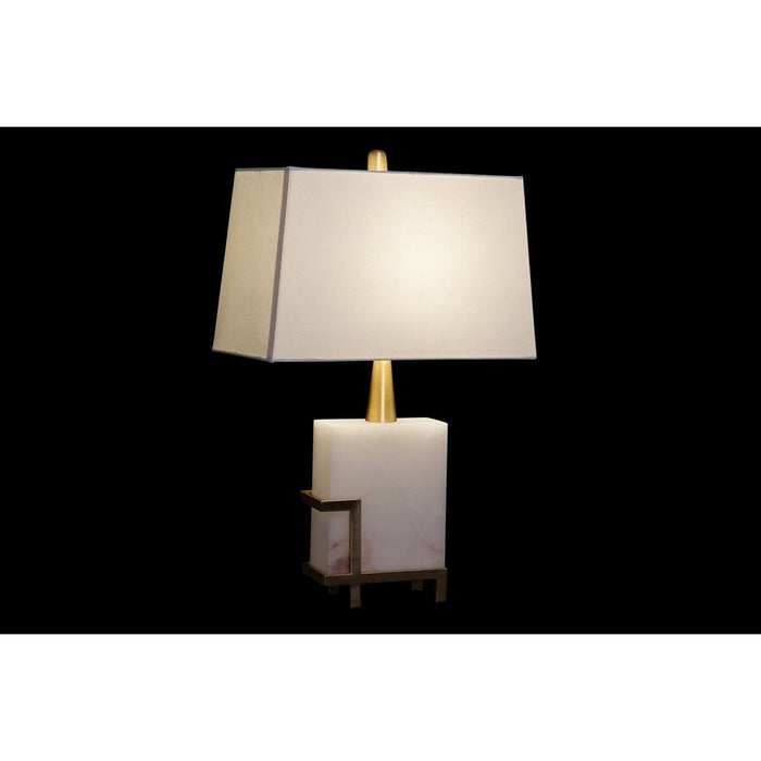 Настолна лампа DKD Home Decor Бял Златен Метал 60 W 220 V 40 x 23 x 62 cm