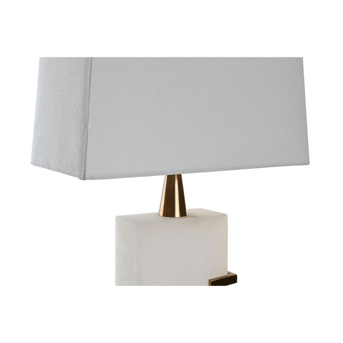 Настолна лампа DKD Home Decor Бял Златен Метал 60 W 220 V 40 x 23 x 62 cm