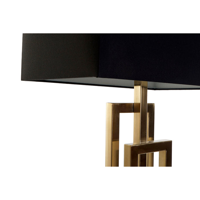 Настолна лампа DKD Home Decor Черен Златен Метал 60 W 240 V 38 x 23 x 78 cm