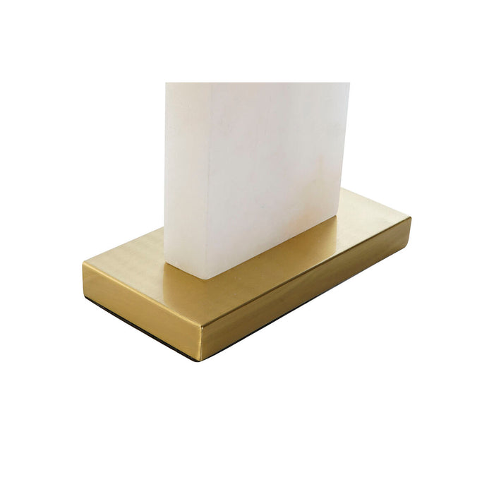 Настолна лампа DKD Home Decor Бял Златен Метал Мрамор 50 W 220 V 38 x 25 x 76 cm