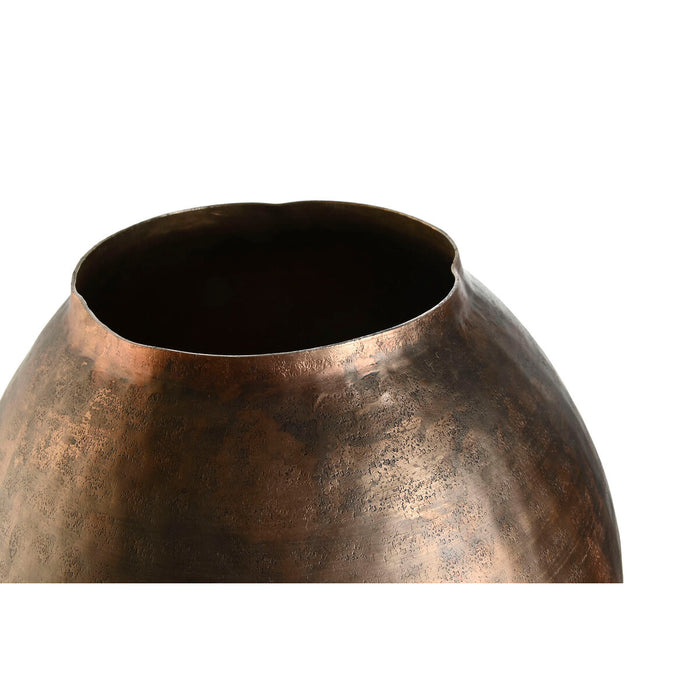 Ваза DKD Home Decor Златен Алуминий Завършек със състаряващо покритие 40 x 38 x 68 cm