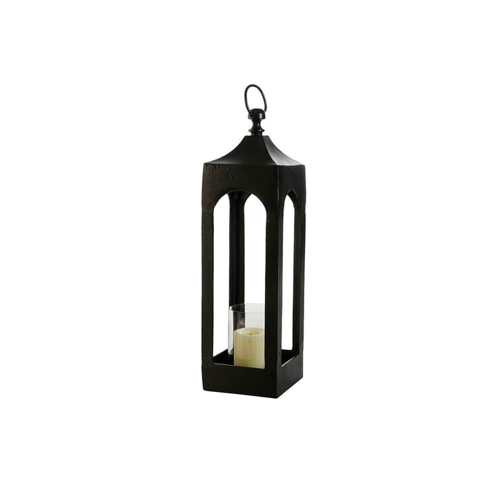 Latern DKD Home Decor Черен Алуминий Кристал 16 x 16 x 55 cm