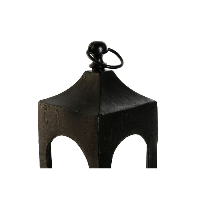Latern DKD Home Decor Черен Алуминий Кристал 16 x 16 x 55 cm