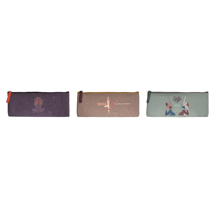 опаковка DKD Home Decor Кафяв Зелен Бургундия 22,5 x 1 x 9,5 cm (3 броя)