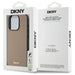 DKNY Grained Metal Logo MagSafe Калъф за iPhone 15 Pro Max