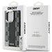 DKNY кариран калъф Magsafe за iPhone 16 Pro - черен