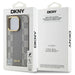 DKNY кожен кариран мономоно калъф MagSafe за iPhone 14 Pro
