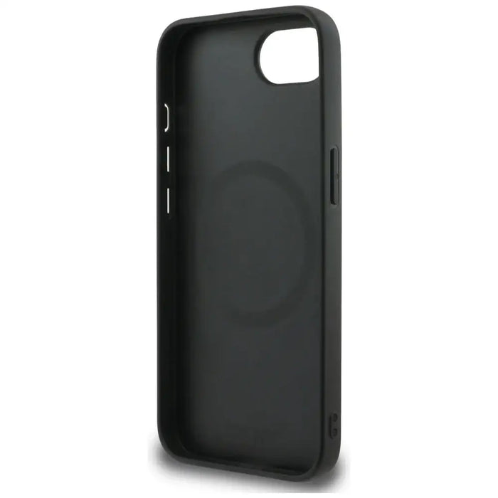 DKNY кожен кариран мономонен калъф MagSafe за iPhone 16e