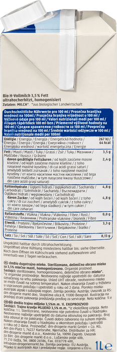 Био алпийско мляко 3,5%, 1 l
