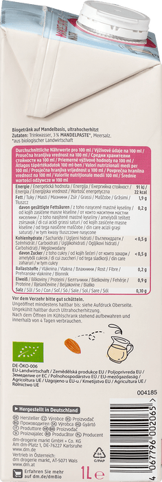 Био бадемова напитка Natur, 1 l