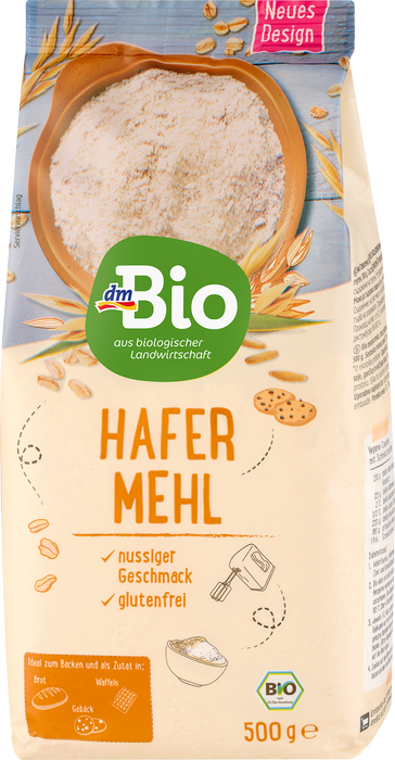 Био безглутеново овесено брашно, 500 g