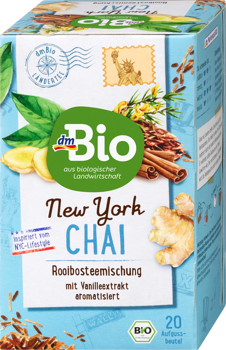 Био билков чай New York Chai (20x2g), 40 g