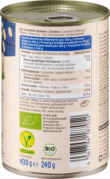 Био боб Канелини, 400 g