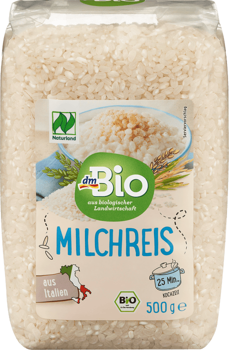 Био бял кръгъл ориз, 500 g