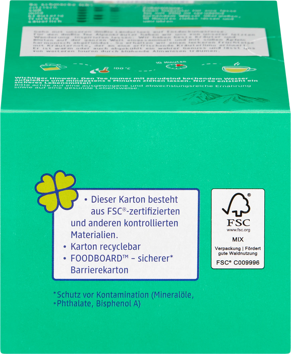 Био чай Aлпийски билки с плодове (20x2g), 40 g