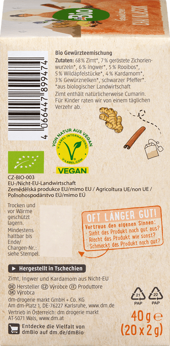 Био чай класик - пътуване в Ориента, 40 g