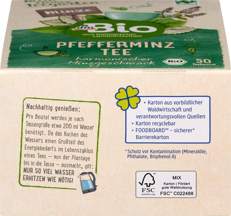 Био чай от мента, 75 g