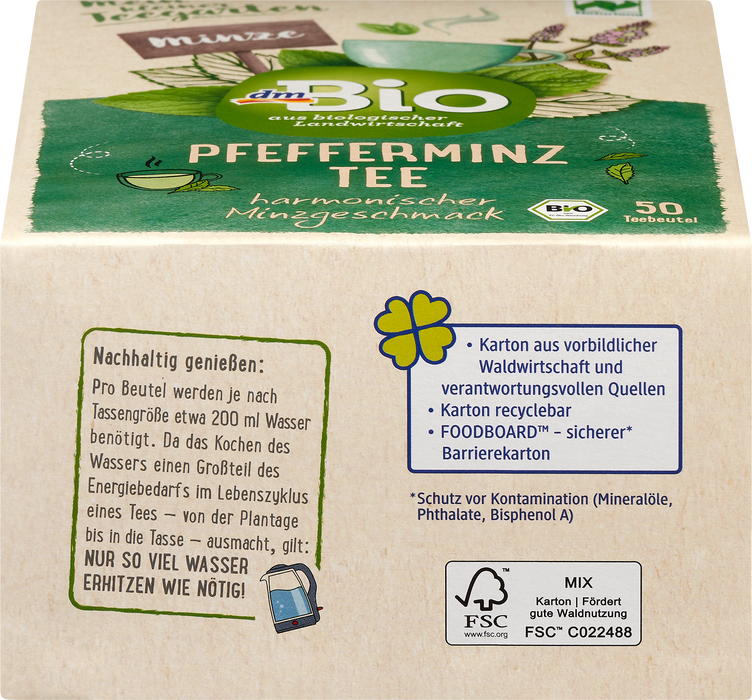 Био чай от мента, 75 g