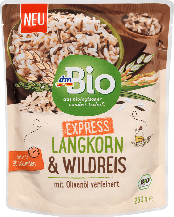 Био дългозърнест и див ориз Express, 250 g