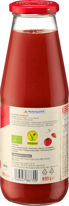 Био фино пасирани домати Natur, 690 g