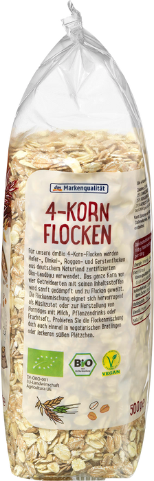 Био флейкс 4 зърна, 500 g