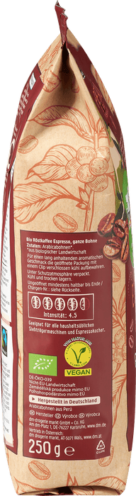 Био кафе на зърна Espresso de Peru, 250 g