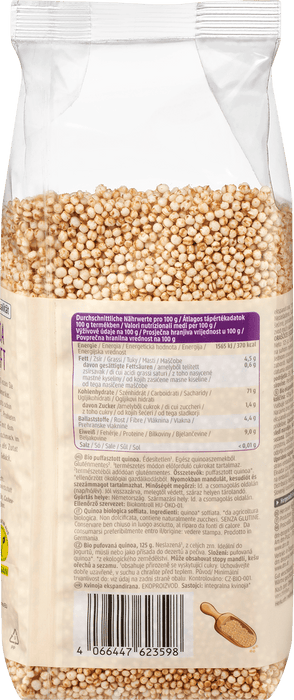 Био киноа, пукана, 125 g